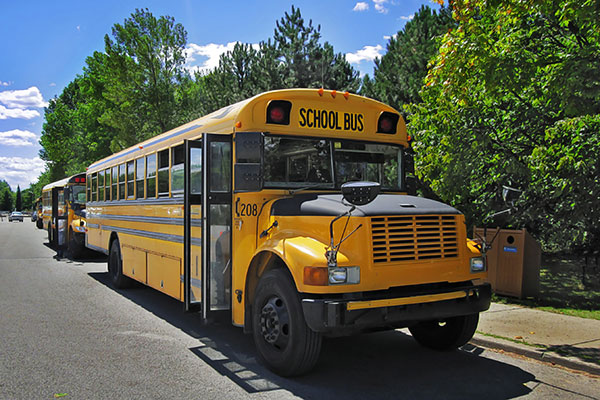 US school bus in Nuremberg